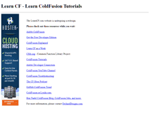Tablet Screenshot of learncf.com